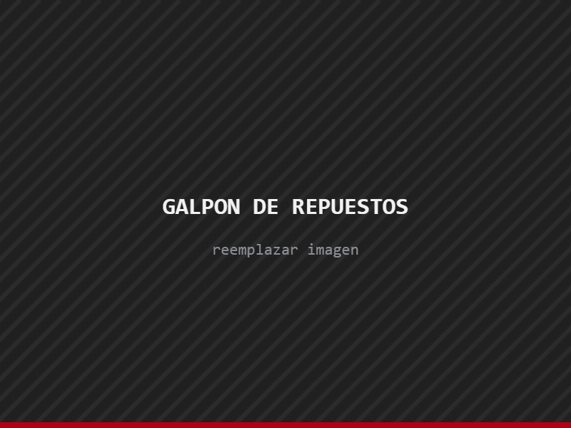 Galpón de repuestos usados para camiones