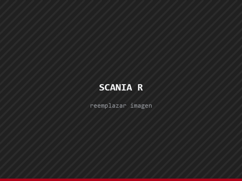 Camión Scania serie R