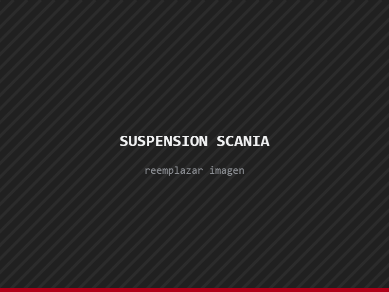 Componentes de suspensión de camión Scania